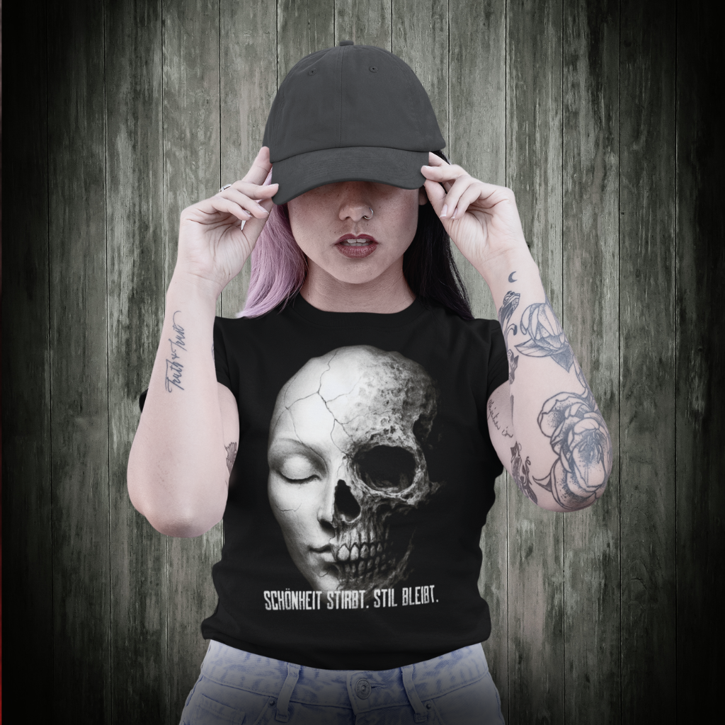 Premium Damen-Shirt "Schönheit stirbt. Stil bleibt."